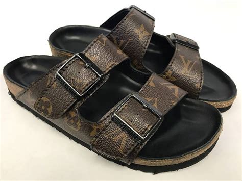 birkenstock mit louis vuitton|louis vuitton nomad sandals.